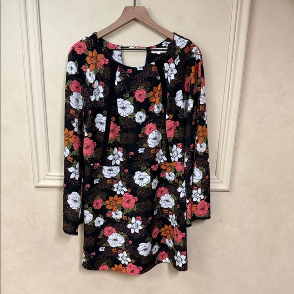 Copper Key Floral Romper Skort size Large